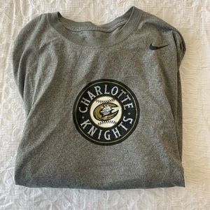 Charlotte knights long sleeve shirt
